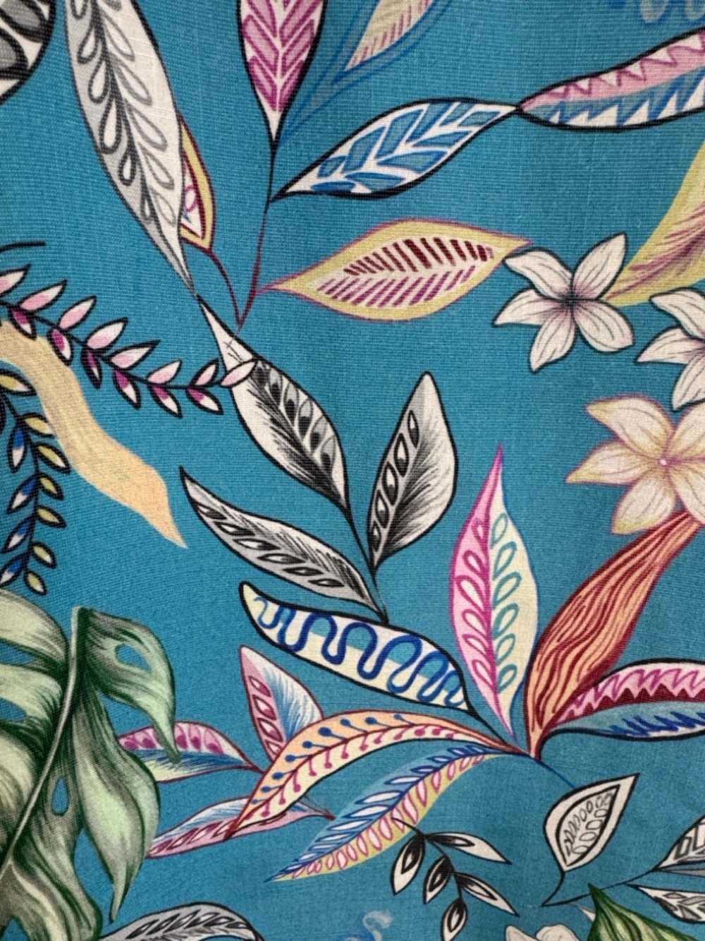 NWT Roundtree & Yorke Caribbean 3XLT Teal Tropical Hawaiian *Fathers Day* Shirt - Picture 10 of 14